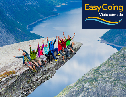 Grandes Fiordos, cascadas y glaciares