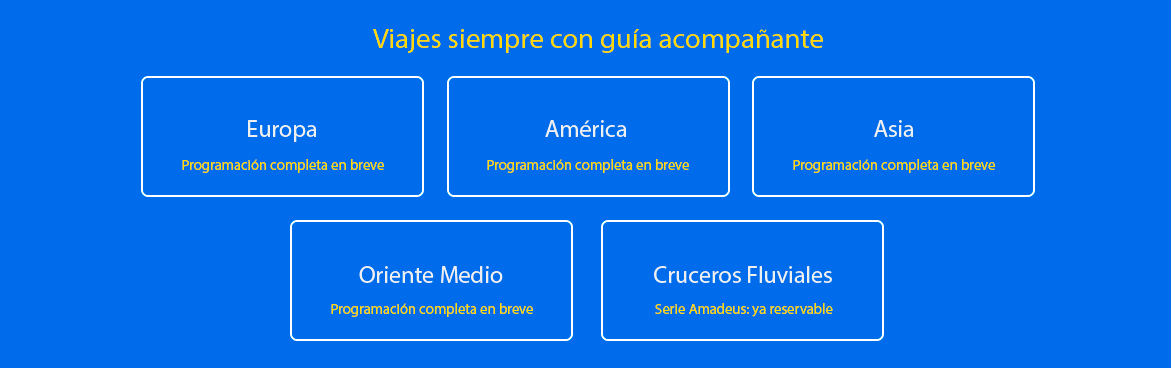 Programacion de Viajes 2026